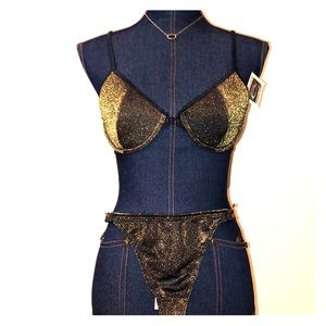 Brand-New Planet Lingerie 36C Bra/Size 6 Panty Set